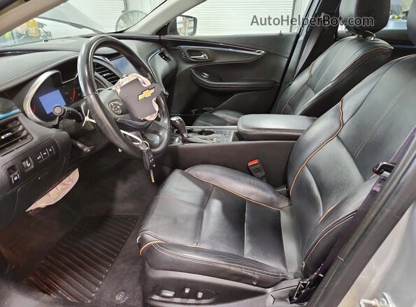 2G1145S38G9186876 2016 CHEVROLET IMPALA Silver Вид салону спереду