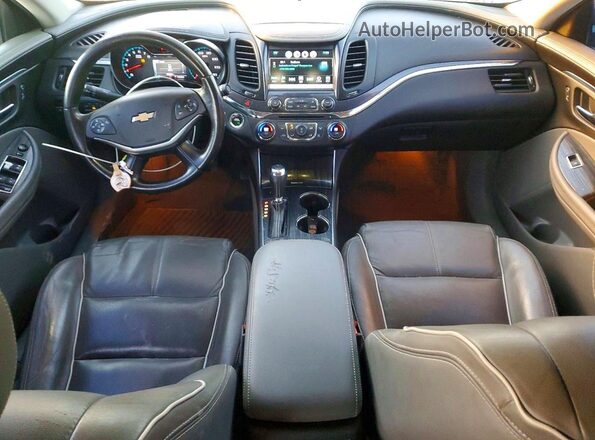2G1145S38H9162353 2017 CHEVROLET IMPALA Silver Вид панелі приладів