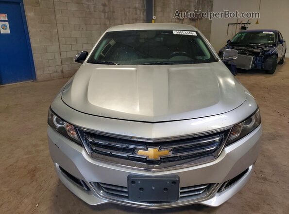 2G1145S39G9144541 2016 CHEVROLET IMPALA Silver Widok z przodu