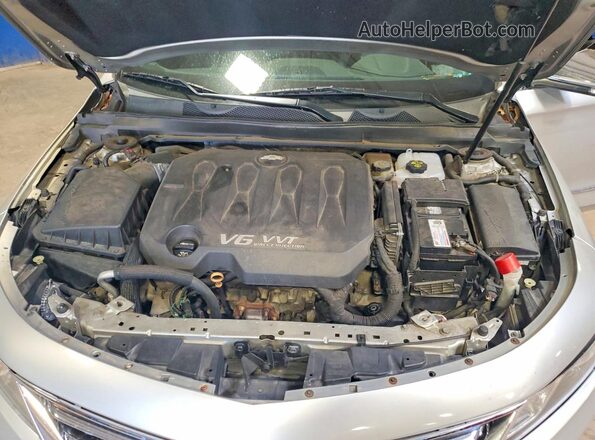 2G1145S39G9144541 2016 CHEVROLET IMPALA Silver Widok wnętrza z tyłu