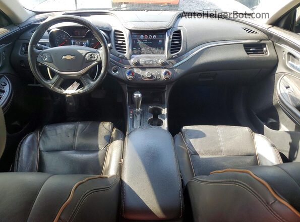 2G1145S39H9159607 2017 CHEVROLET IMPALA Black Вид панелі приладів
