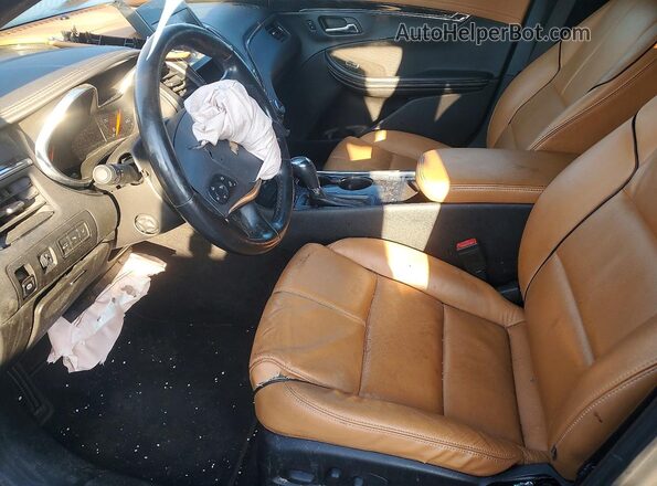2G1145S3XG9113735 2016 CHEVROLET IMPALA Черный Вид салона спереди
