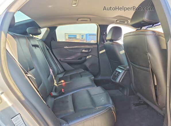 2G1145S3XG9129336 2016 CHEVROLET IMPALA Silver Rear seats view