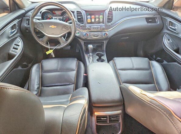 2G1145S3XG9129336 2016 CHEVROLET IMPALA Silver Dashboard view
