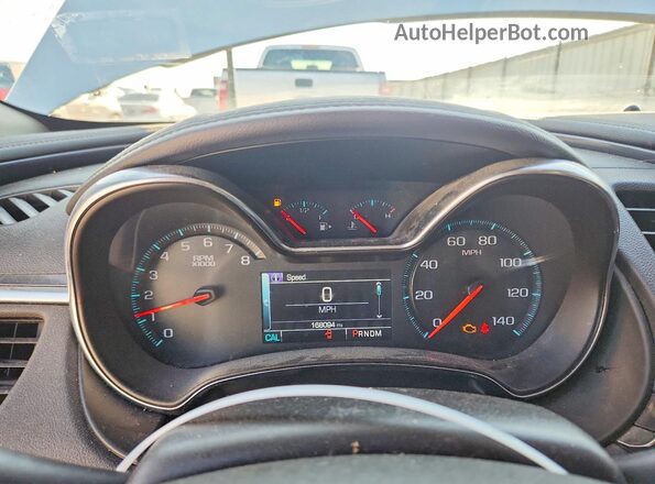 2G1145S3XG9129336 2016 CHEVROLET IMPALA Silver Instrument cluster view