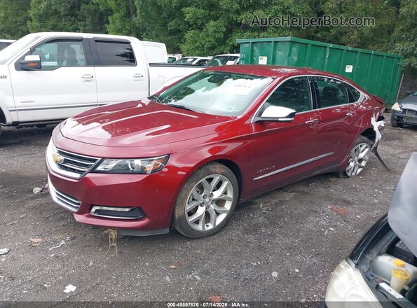 2G1145S3XG9169545 2016 CHEVROLET IMPALA Maroon Առջևի ձախ երեք քառորդ տեսարան