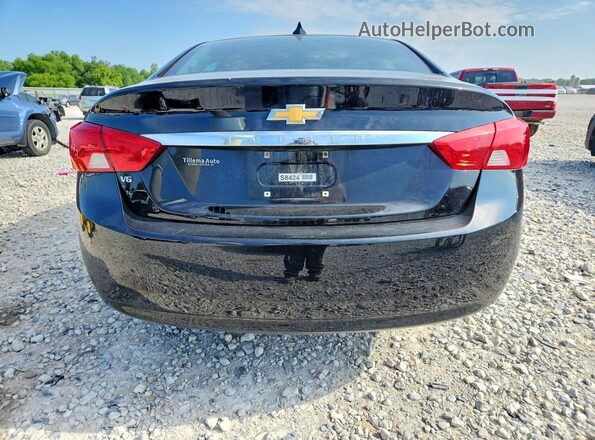 2G11X5S30H9157199 2017 CHEVROLET IMPALA Black უკანა ხედი