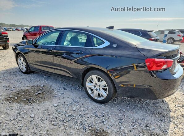 2G11X5S30H9157199 2017 CHEVROLET IMPALA Black უკანა მარცხენა