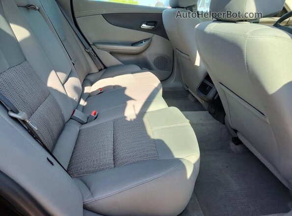 2G11X5S30H9157199 2017 CHEVROLET IMPALA Black უკანა სავარძლების ხედი