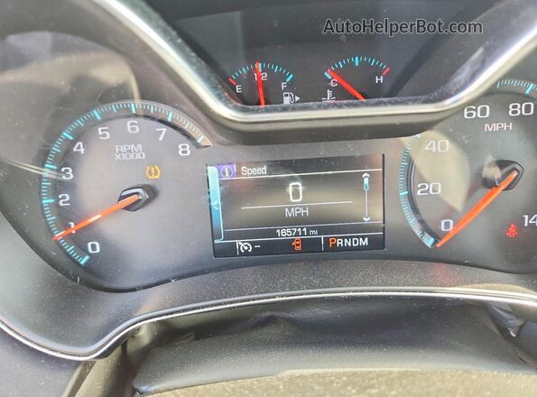 2G11X5S30H9157199 2017 CHEVROLET IMPALA Black ხელსაწყოთა პანელის ხედი