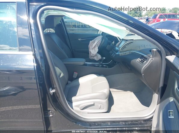 2G11X5S30K9148476 2019 CHEVROLET IMPALA Черный Вид салона спереди