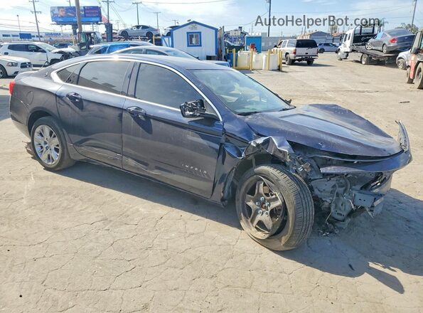 2G11X5S36J9159562 2018 CHEVROLET IMPALA Blue Առջևի աջ