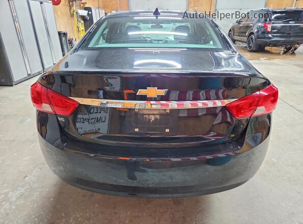 2G11X5S37H9155160 2017 CHEVROLET IMPALA Black უკანა ხედი
