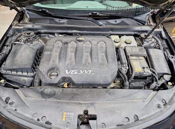 2G11X5S37H9155160 2017 CHEVROLET IMPALA Black უკანა სალონის ხედი