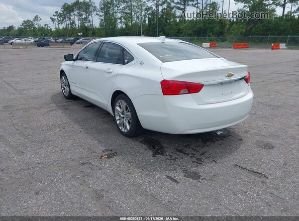 2G11X5SA0G9172248 2016 CHEVROLET IMPALA White Rear left