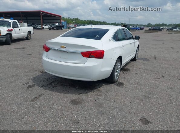 2G11X5SA0G9172248 2016 CHEVROLET IMPALA White Rear right