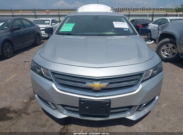 2G11X5SA1J9166174 2018 CHEVROLET IMPALA Серебряный Вид щитка приборов