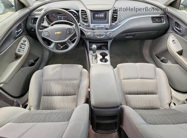 2G11X5SA2G9172459 2016 CHEVROLET IMPALA Silver Вид панелі приладів