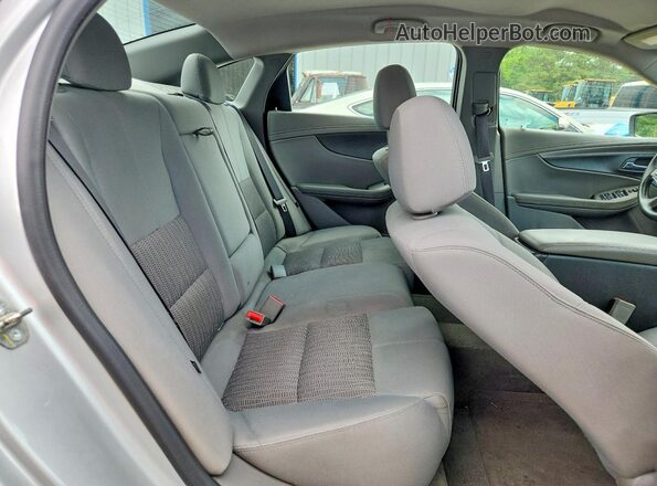 2G11X5SA2G9172459 2016 CHEVROLET IMPALA Silver Вид задніх сидінь