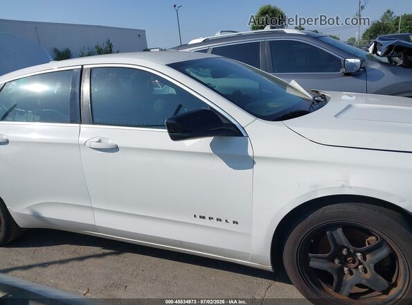2G11X5SA9G9128085 2016 CHEVROLET IMPALA White Widok wnętrza z tyłu