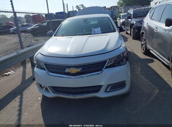 2G11X5SA9G9128085 2016 CHEVROLET IMPALA White Widok zestawu wskaźników