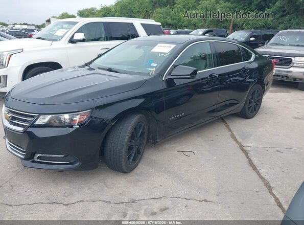 2G11X5SAXH9159413 2017 CHEVROLET IMPALA Black Առջևի ձախ երեք քառորդ տեսարան