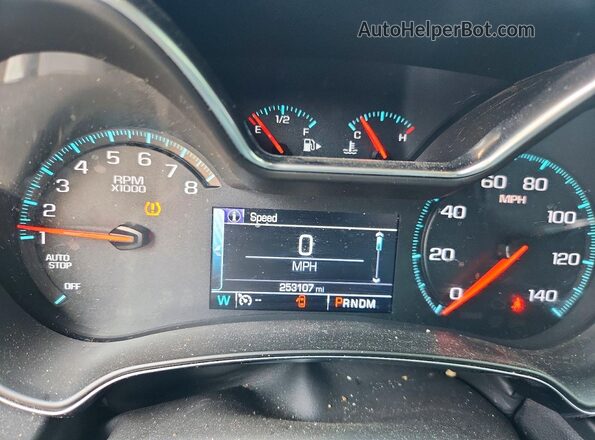 2G11Y5SA2K9101302 2019 CHEVROLET IMPALA White Vista del cuadro de instrumentos