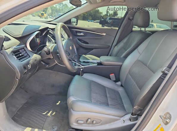 2G11Y5SA2K9101302 2019 CHEVROLET IMPALA White Vista interior delantera