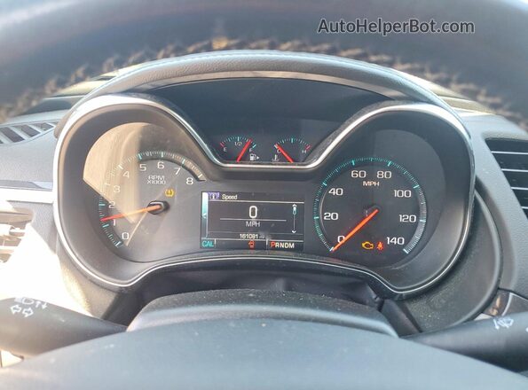 2G11Z5S30K9104939 2019 CHEVROLET IMPALA Синий Вид щитка приборов