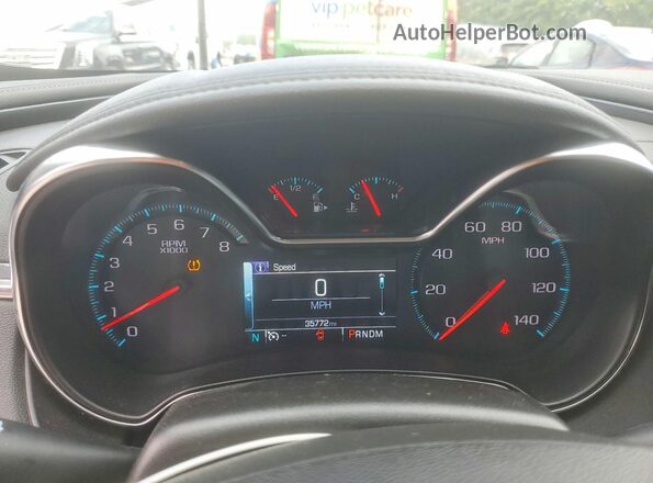 2G11Z5S30L9104442 2020 CHEVROLET IMPALA White Вид щитка приладів