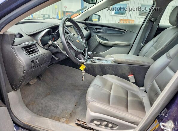 2G11Z5S32K9136940 2019 CHEVROLET IMPALA Blue Widok wnętrza z przodu