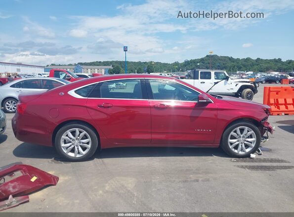 2G11Z5S35L9103612 2020 CHEVROLET IMPALA Red უკანა სალონის ხედი