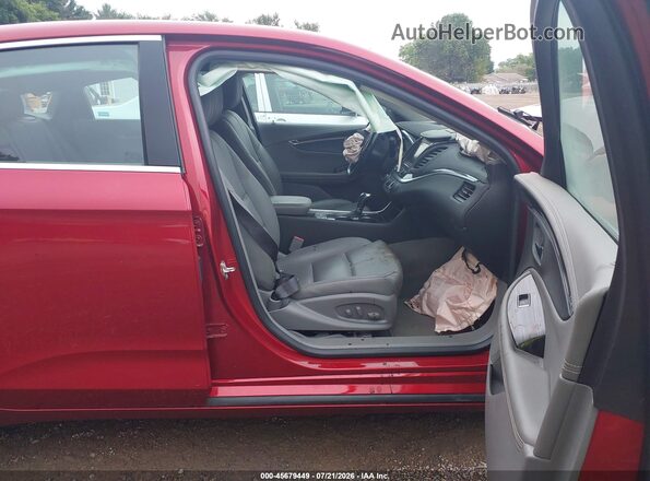 2G11Z5S37K9130504 2019 CHEVROLET IMPALA Red Front interior view