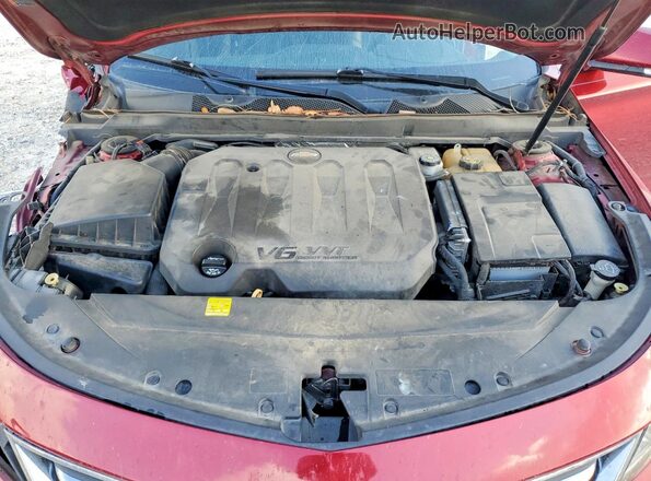 2G11Z5S38K9101982 2019 CHEVROLET IMPALA Red Rear interior view