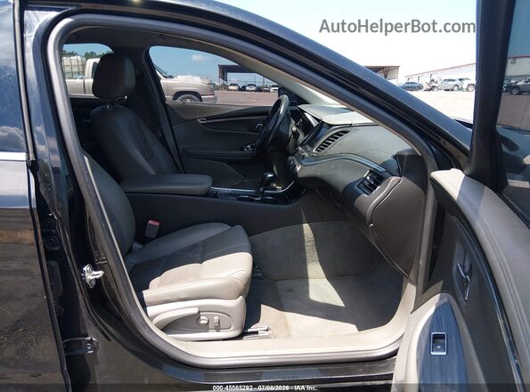 2G11Z5S39K9121562 2019 CHEVROLET IMPALA Черный Вид салона спереди