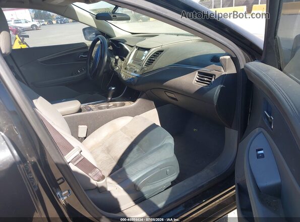 2G11Z5SA1H9103340 2017 CHEVROLET IMPALA Black Vista interior delantera