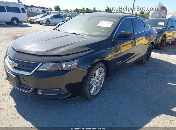 2G11Z5SA1H9103340 2017 CHEVROLET IMPALA Black Vista tres cuartos delantera izquierda