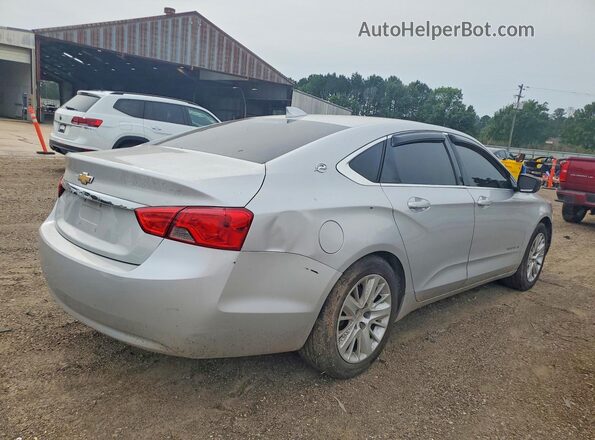 2G11Z5SA2H9193890 2017 CHEVROLET IMPALA Silver უკანა მარჯვენა