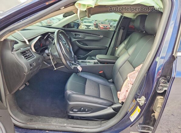 2G11Z5SA3K9142485 2019 CHEVROLET IMPALA Blue Вид салону спереду