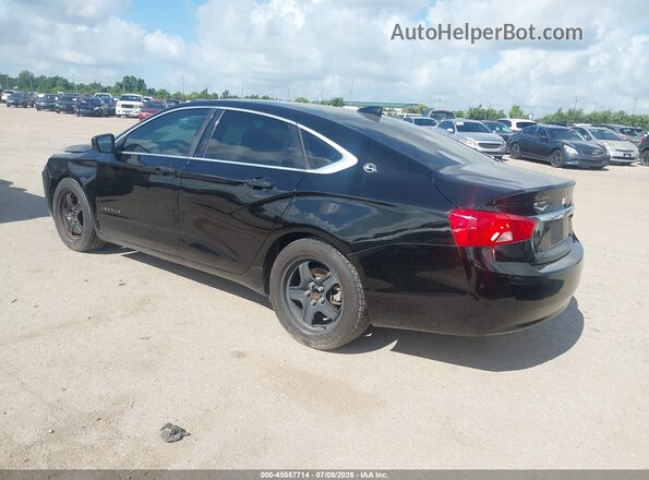 2G11Z5SA6G9203691 2016 CHEVROLET IMPALA Black Rear left