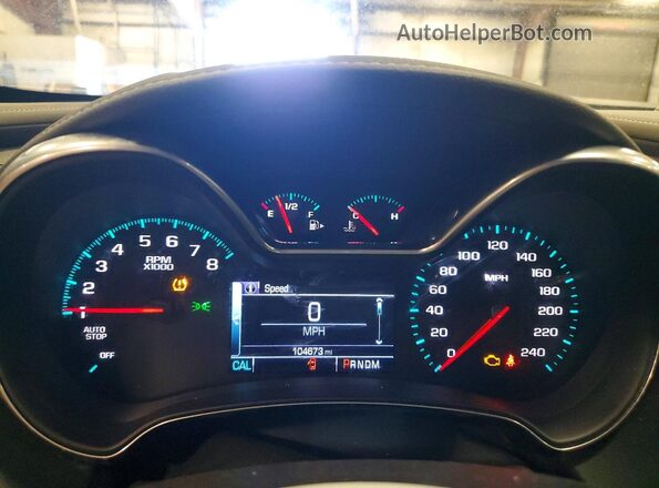 2G11Z5SA6J9155987 2018 CHEVROLET IMPALA Gray Instrument cluster view