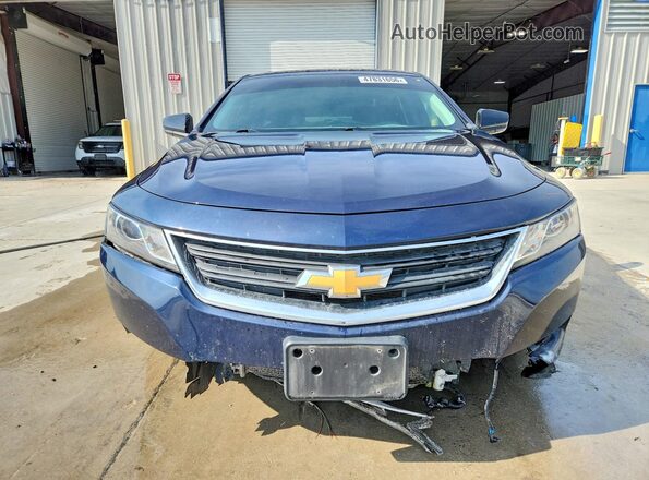 2G11Z5SA7H9166331 2017 CHEVROLET IMPALA Blue Вид спереду