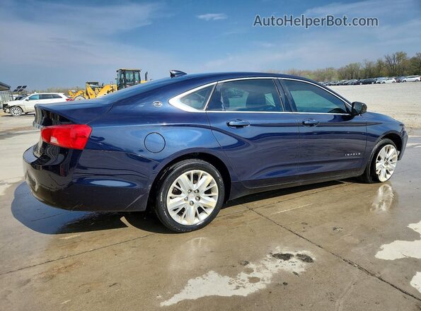 2G11Z5SA7H9166331 2017 CHEVROLET IMPALA Blue Задня права чверть