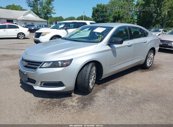 2G11Z5SA7H9186000 2017 CHEVROLET IMPALA Серебряный Передняя левая четверть