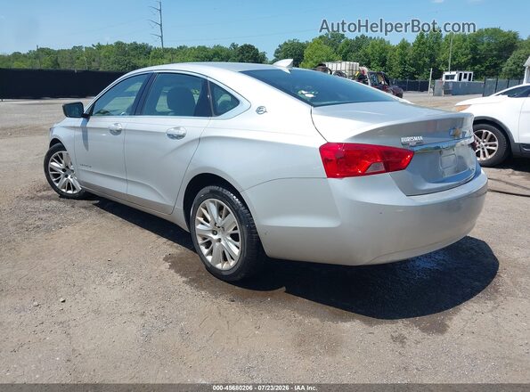 2G11Z5SA7H9186000 2017 CHEVROLET IMPALA Серебряный Задняя левая четверть