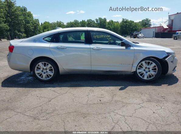 2G11Z5SA7H9186000 2017 CHEVROLET IMPALA Серебряный Вид задней части салона