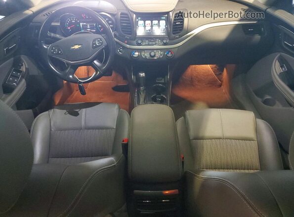 2G11Z5SA8K9147231 2019 CHEVROLET IMPALA Black Widok deski rozdzielczej