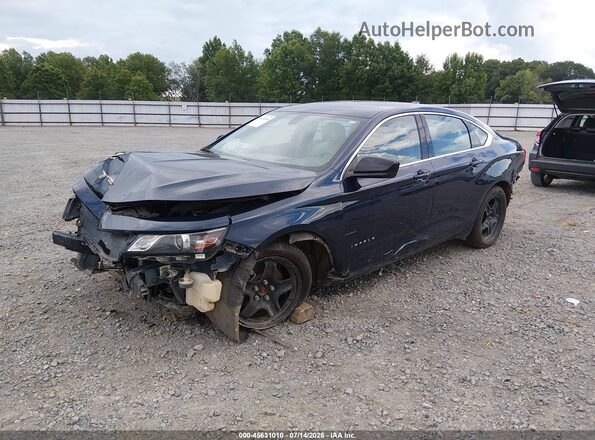 2G11Z5SA9J9109151 2018 CHEVROLET IMPALA Blue Vista tres cuartos delantera izquierda
