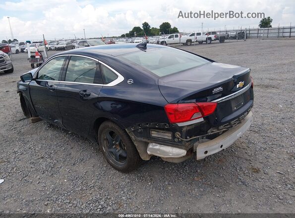 2G11Z5SA9J9109151 2018 CHEVROLET IMPALA Blue Trasero izquierdo