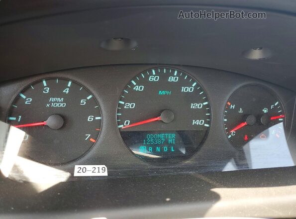 2G1WA5E39G1105666 2016 CHEVROLET IMPALA Silver Սարքավորումների վահանակի տեսք